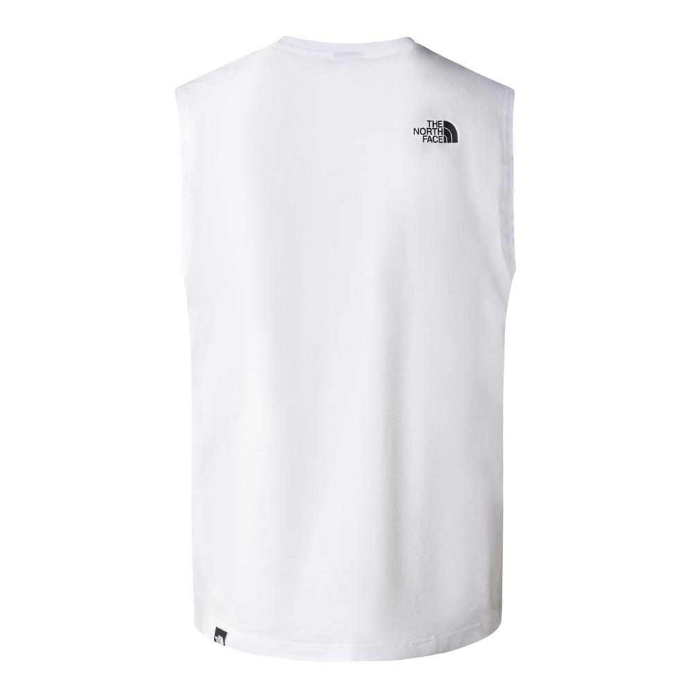 Tričko The North Face Simple Dome Tank 0A87R3FN41 - bílé