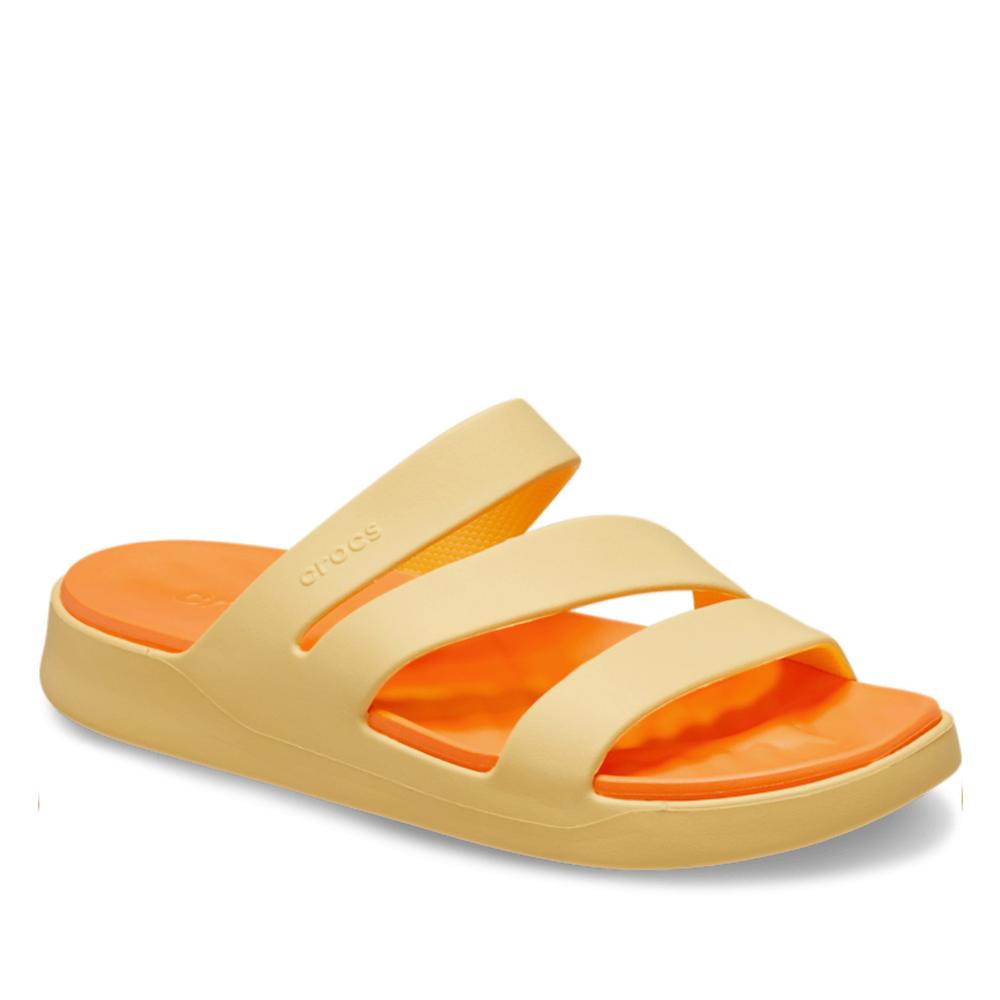 Žabky Crocs Getaway Strappy 209587-78Z - žluté