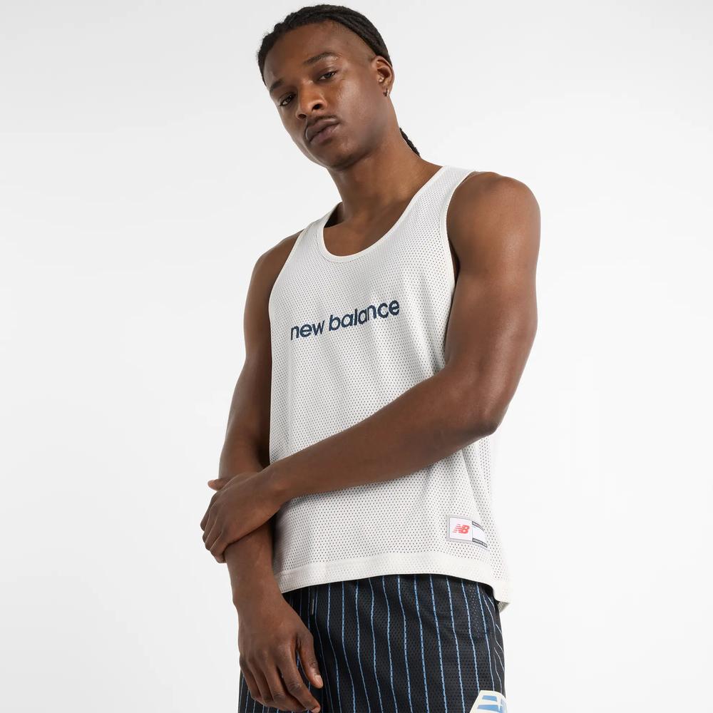 Pánské tričko New Balance MT51608BK - bílé