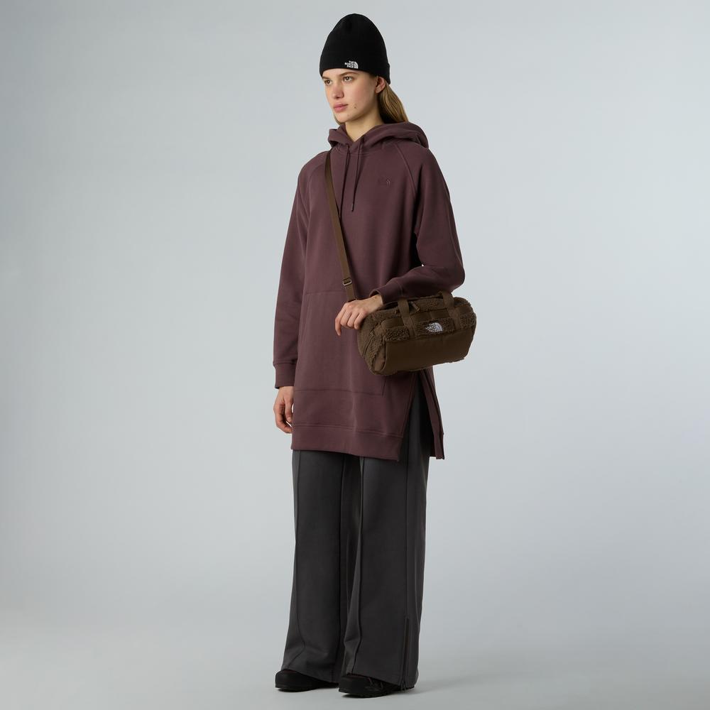 Šaty The North Face Relaxed Hooded 0A8E48BQ71 - hnědé