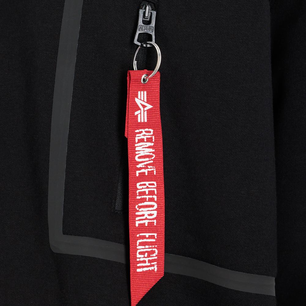 Mikina Alpha Industries Taped Pocket Hoody 13833203 - černé