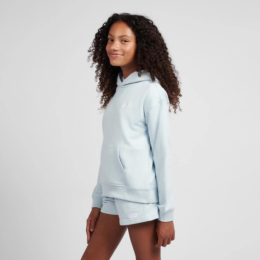 Dětské mikinaNew Balance LAKG0056FRL - modré