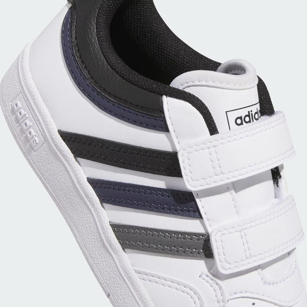 Dětské boty adidas Hoops 4.0 JQ7862 - bílé