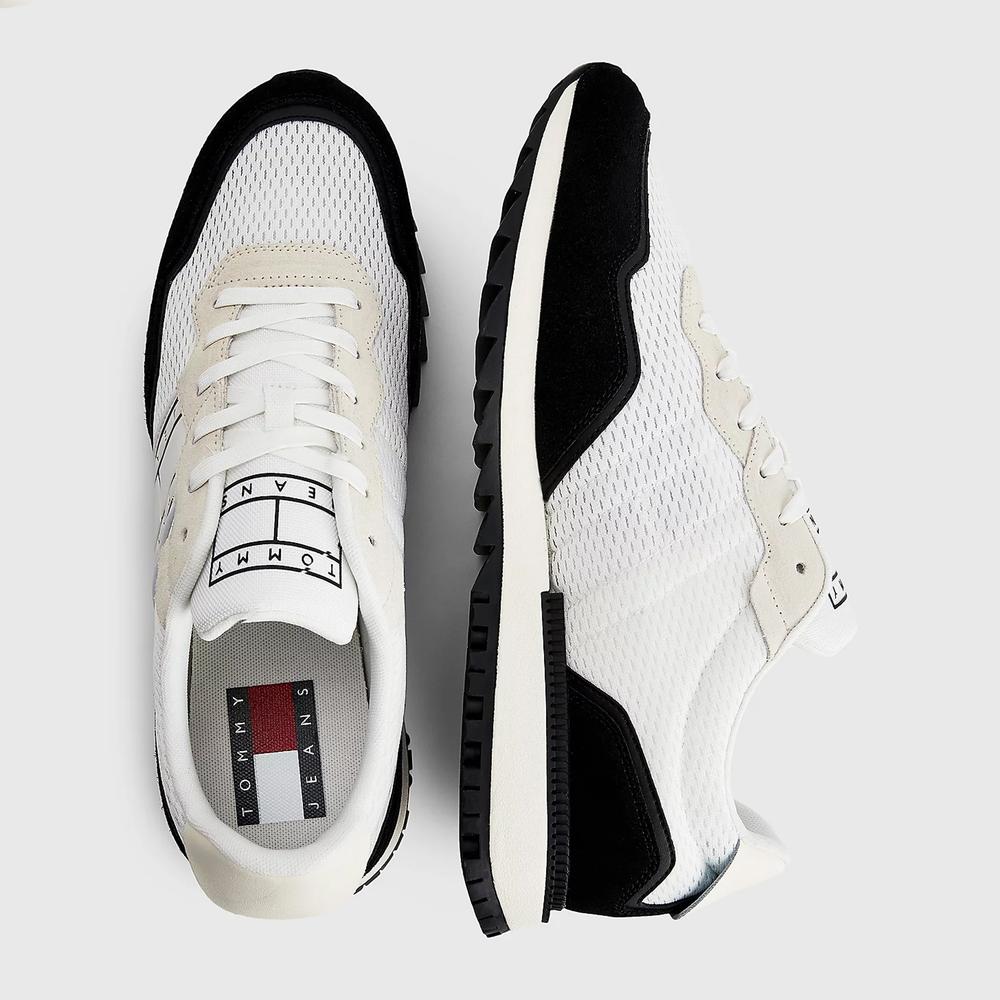 Boty Tommy Jeans Runner EM0EM01167-BDS - bílé