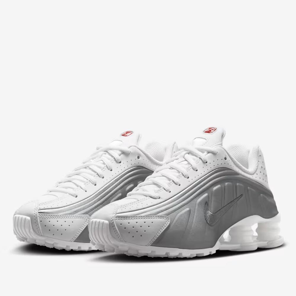 Dětské boty Nike Shox R4 CW2626-101 - bílé