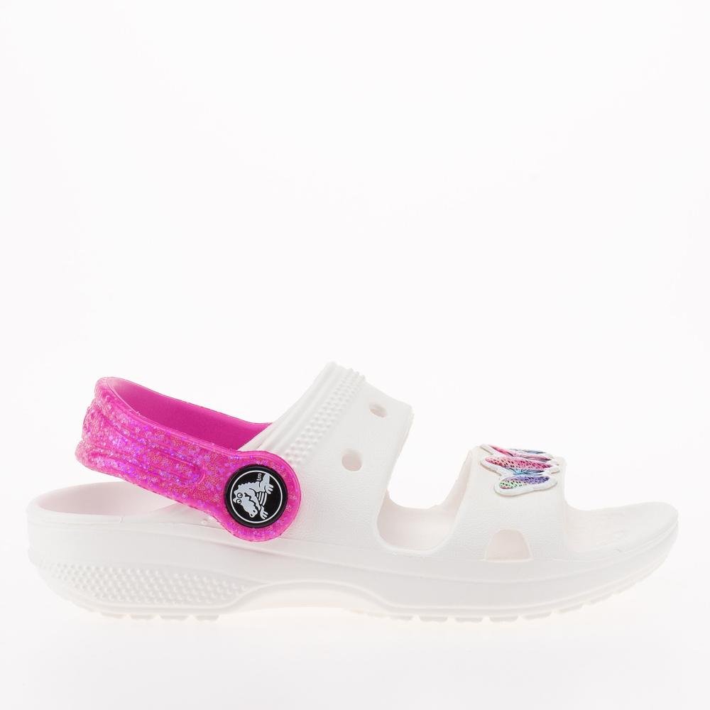 Sandále Crocs Classic Embellished 207803-100 - bílé