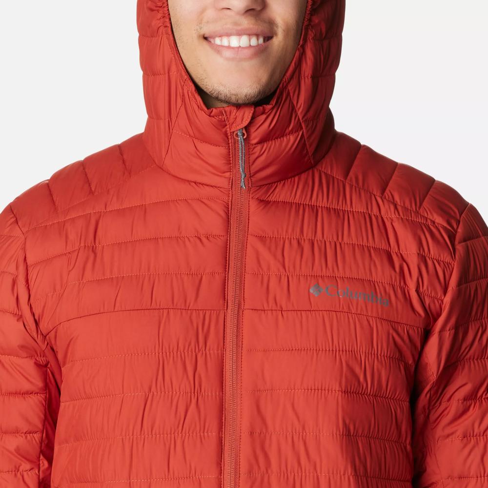 Bunda Columbia Silver Falls Hooded Insulated 2034506849 - červené