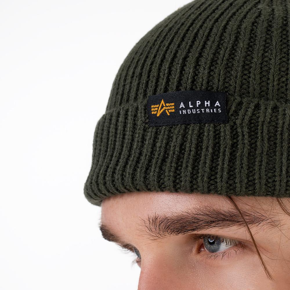 Čepice Alpha Industries Dockers Beanie 138905142 - zelené