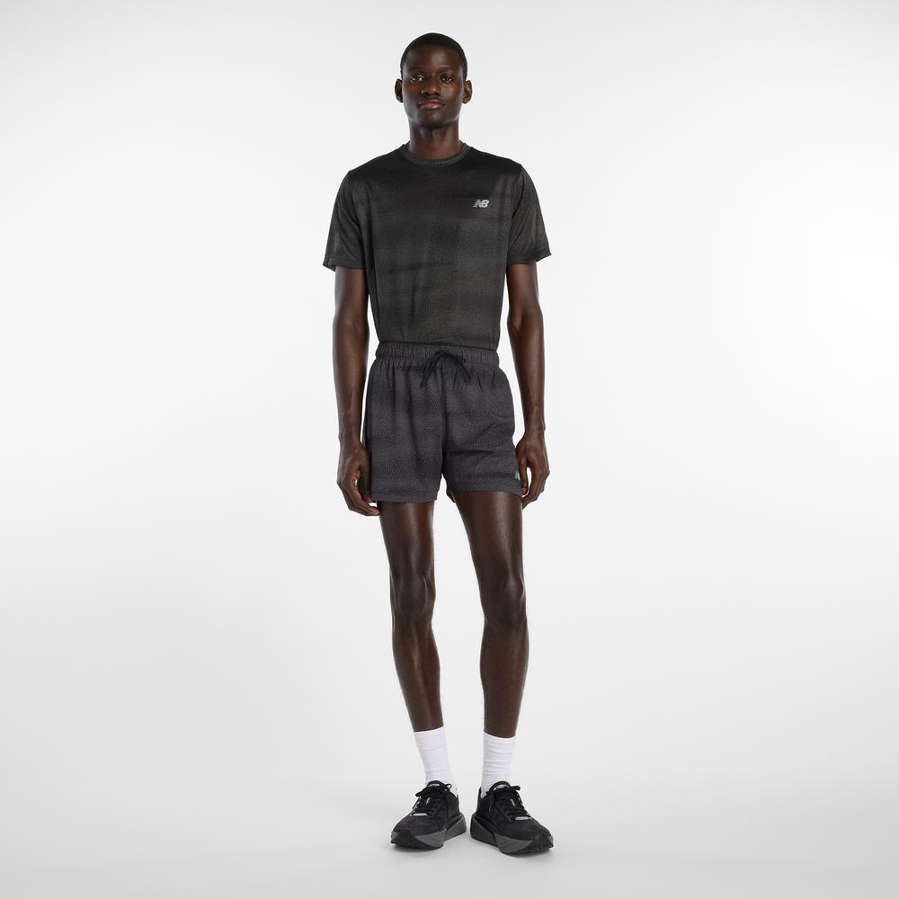 Pánské tričko New Balance MT61G4S7BGR - černé