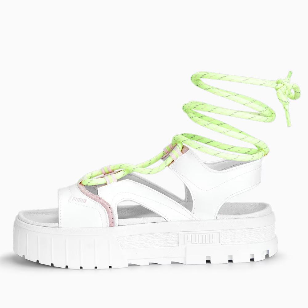 Sandále Puma Mayze Lace Pop 39063801 - bílé