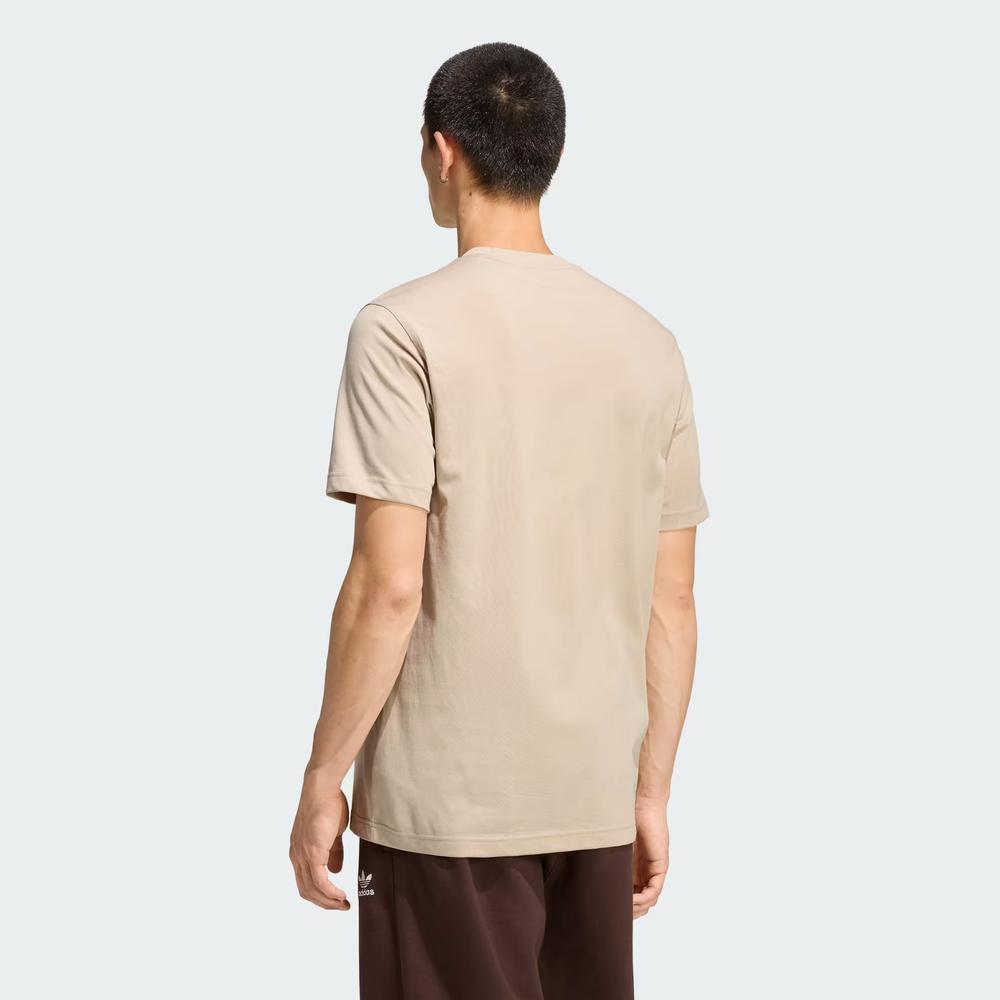 Tričko pánské adidas Originals Trefoil Essentials KE1189 - béžové