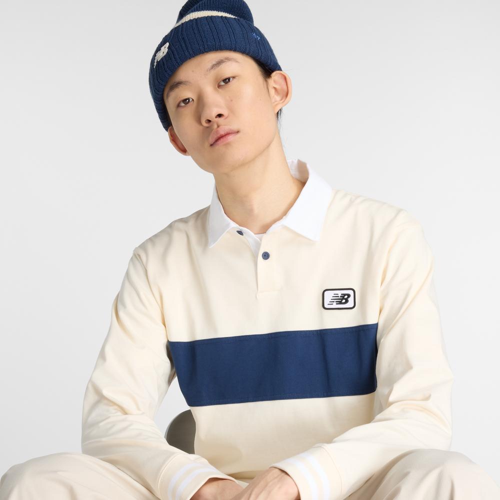 Pánské košile New Balance MT53533PEF - béžové