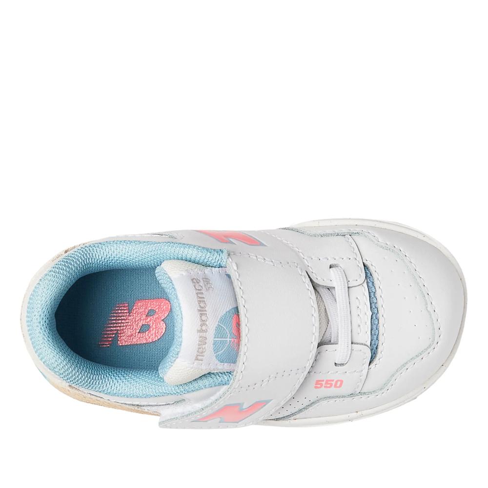 Boty dětské New Balance IHB550EP - bílé