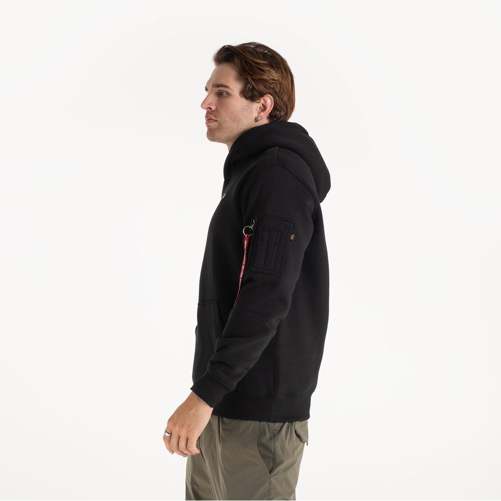 Mikina Alpha Industries 3D Small Logo 14833703 - černé