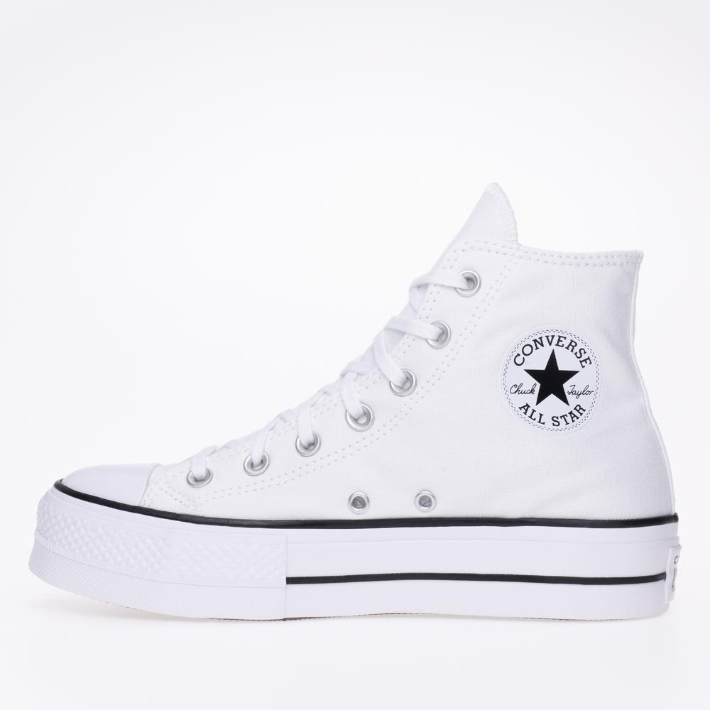 Boty Converse Chuck Taylor All Star Lift Platform Canvas 560846C - bílé