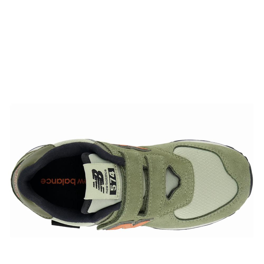 Boty New Balance PV574SOF - zelené