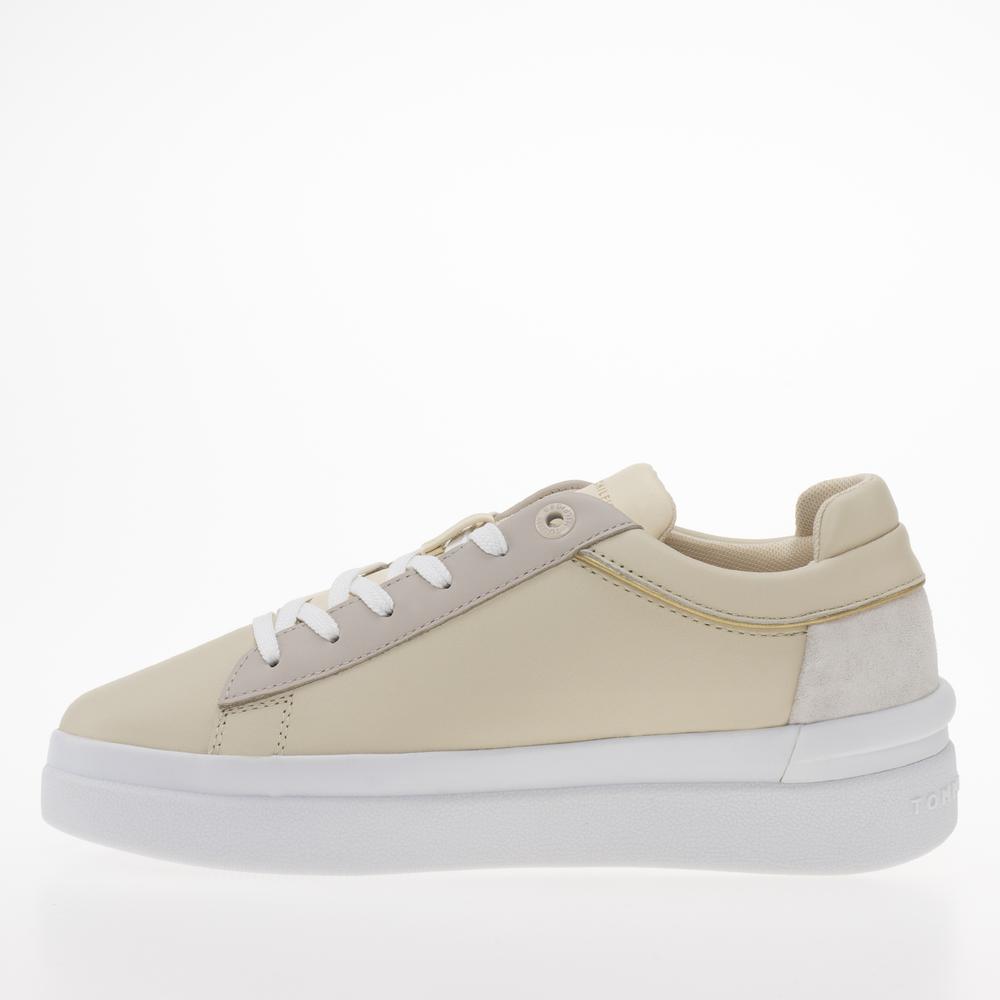 Boty Tommy Hilfiger Corp Webbing Court Sneaker FW0FW07387-AA8 - béžové