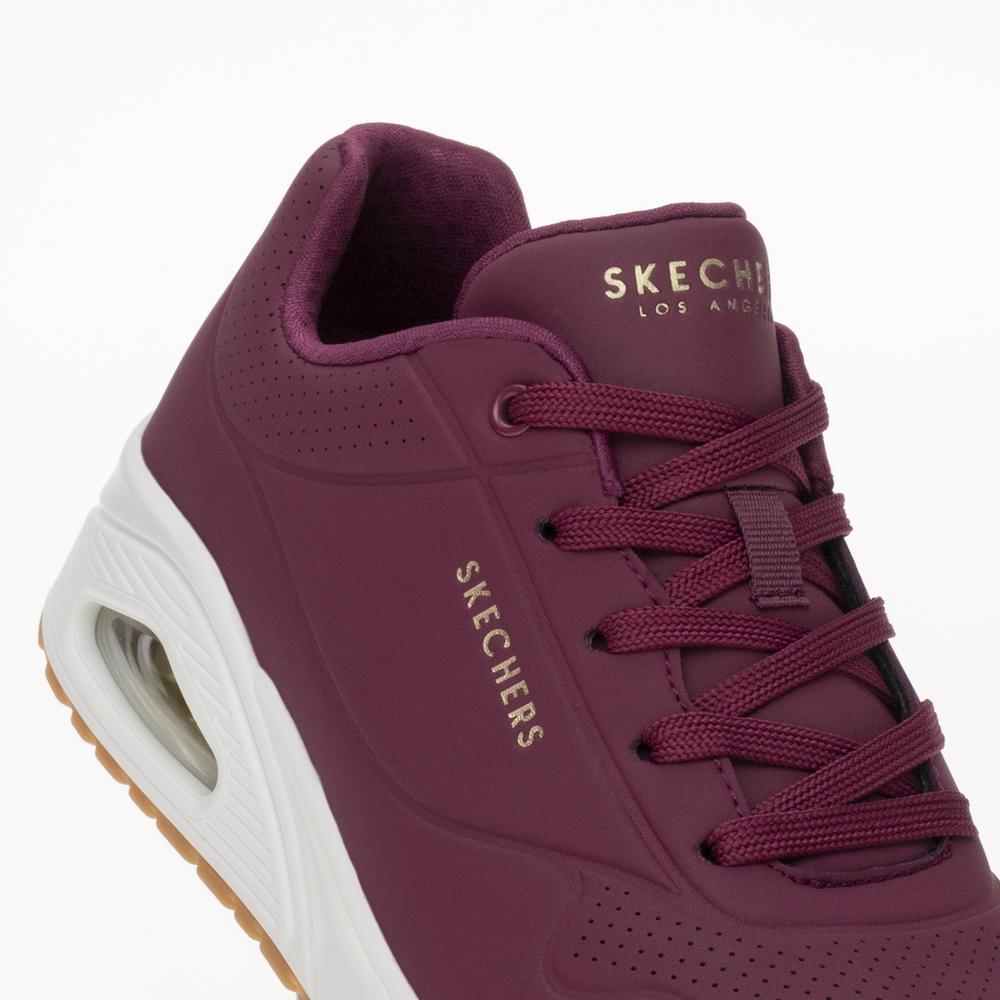 Boty Skechers Uno Stand on Air 73690BURG - bordové