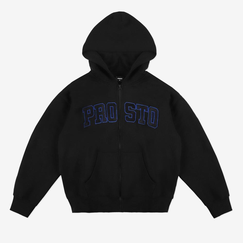 Pánské mikina Prosto Zip Hoodie Axel KL251MSWE2181 - černé