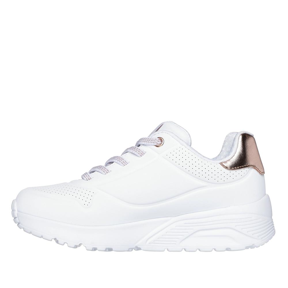 Dětské boty Skechers Uno Lite 310384LWHT - bílé