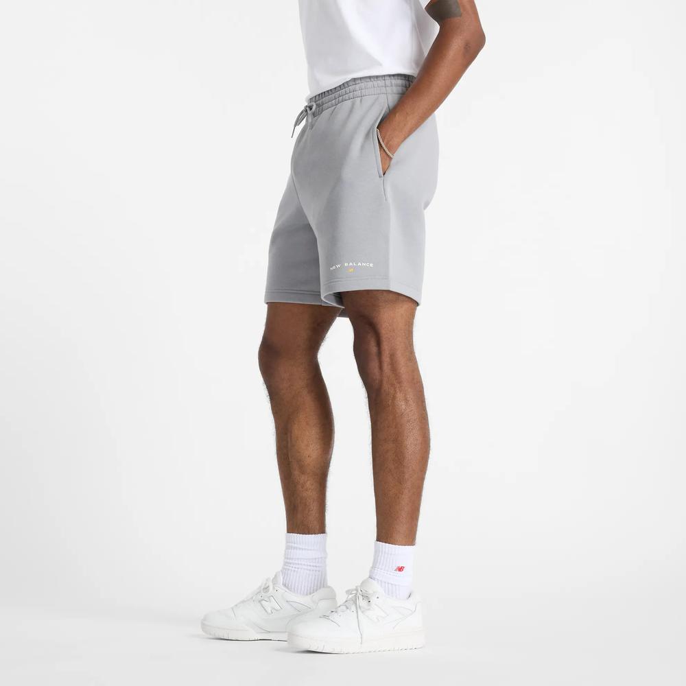Pánské šortky New Balance MS51506YST - šedivé