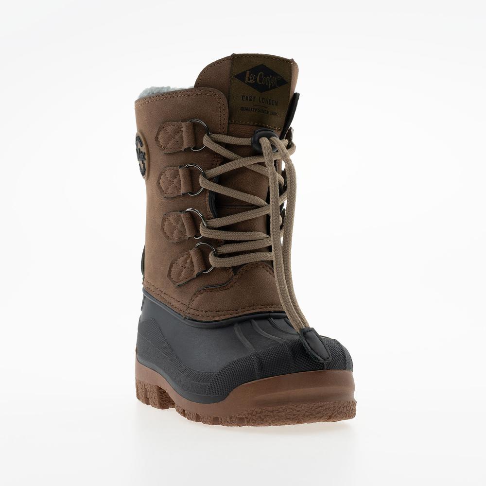 Dětské boty Lee Cooper LCJ-24-44-2842K - hnědé