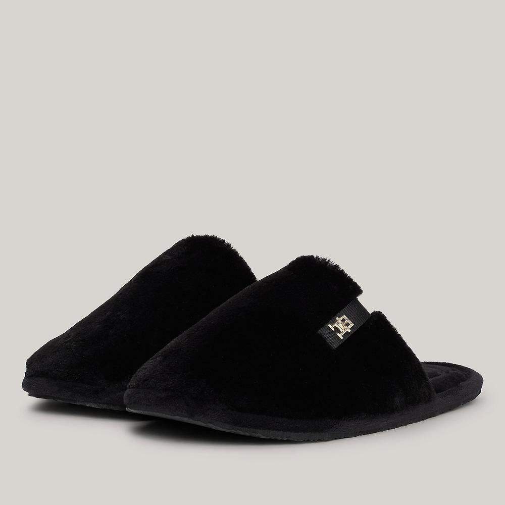 Žabky Tommy Hilfiger Comfort Home Slipper FW0FW08138-BDS - černé