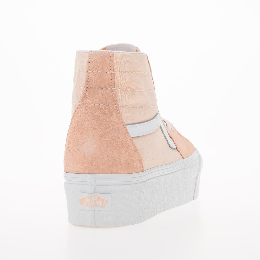 Boty Vans Soft Suede SK8-Hi Tapered Stackform VN0A5JMKBOD1 - oranžové