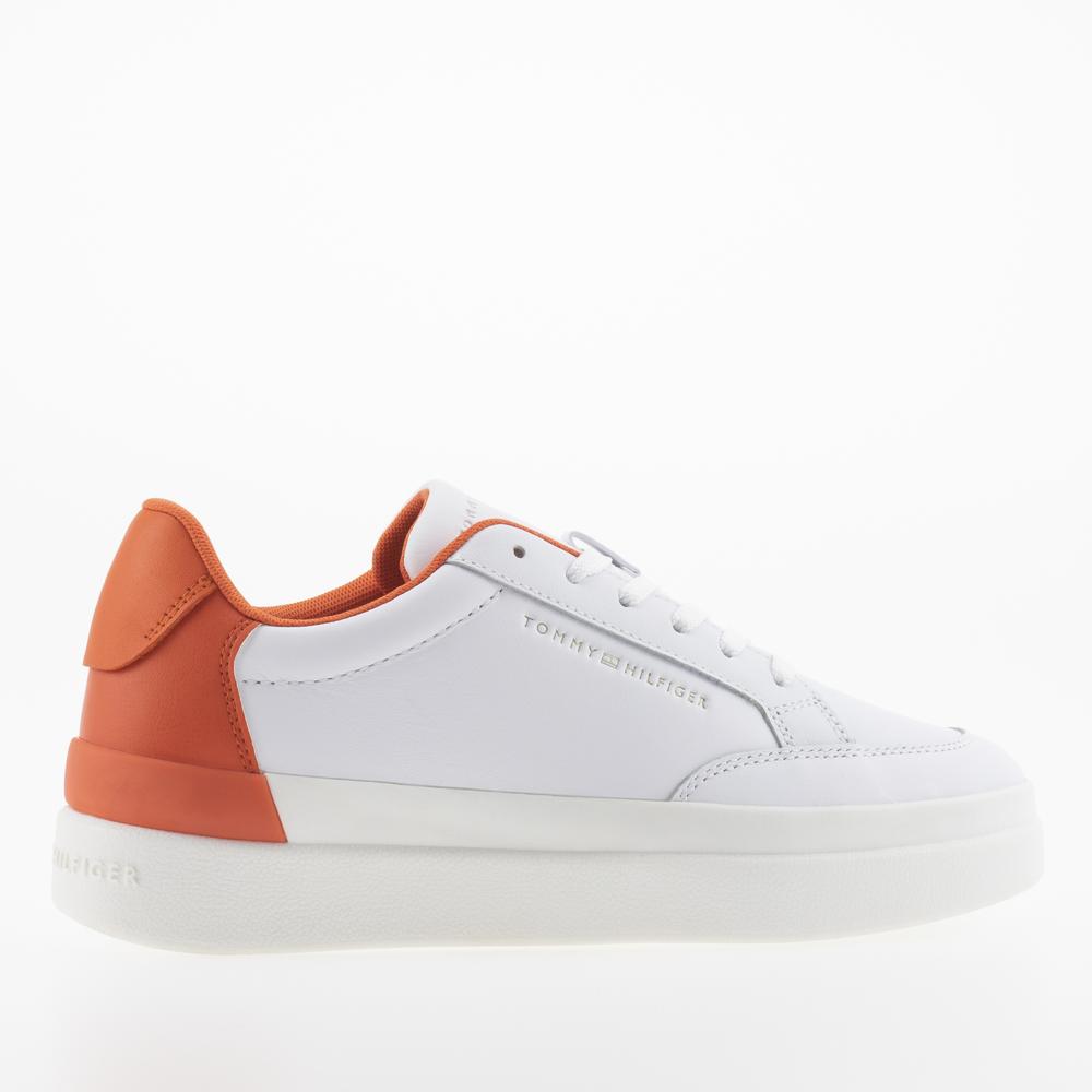 Boty Tommy Hilfiger Feminine Sneaker With Color FW0FW06896-0K9 - bílé
