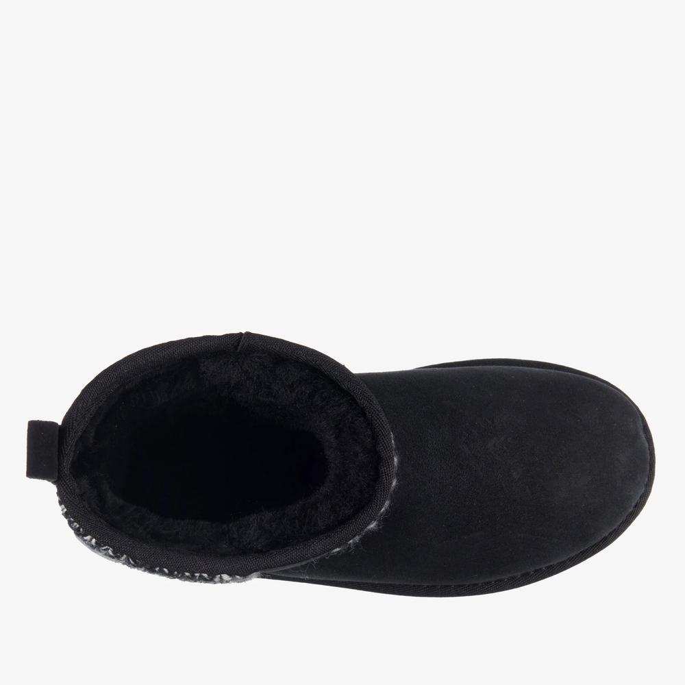 Boty Emu Australia Stinger Knit Flatform W13143BLAK - černé