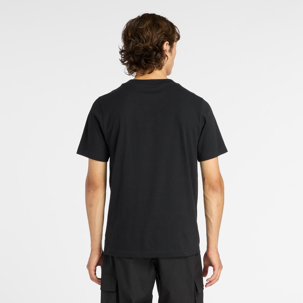 Pánské tričko New Balance MT6148SVBK - černé