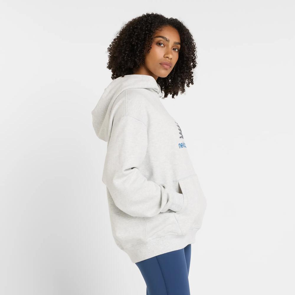Dámská mikina New Balance WT51501AHH - šedivé