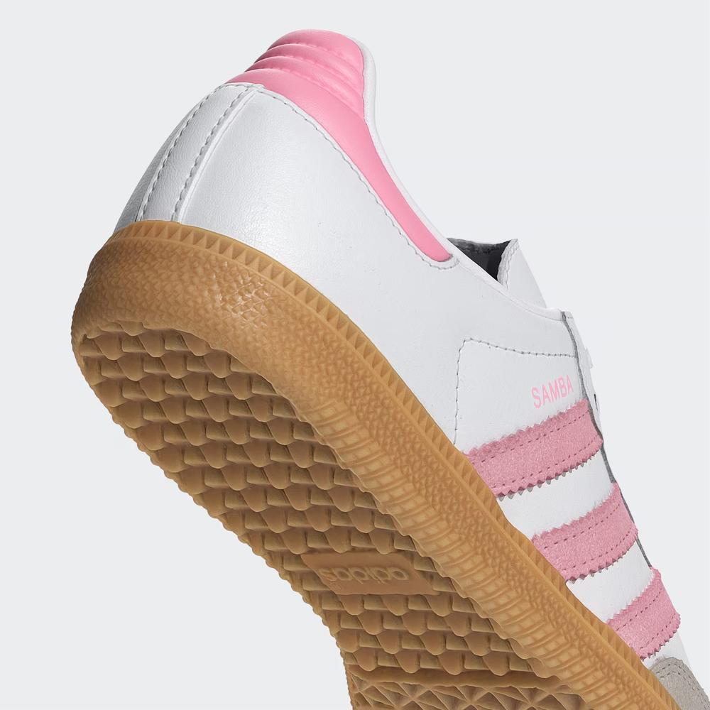 Dětské boty adidas Originals Samba OG J JQ2018 - bílé