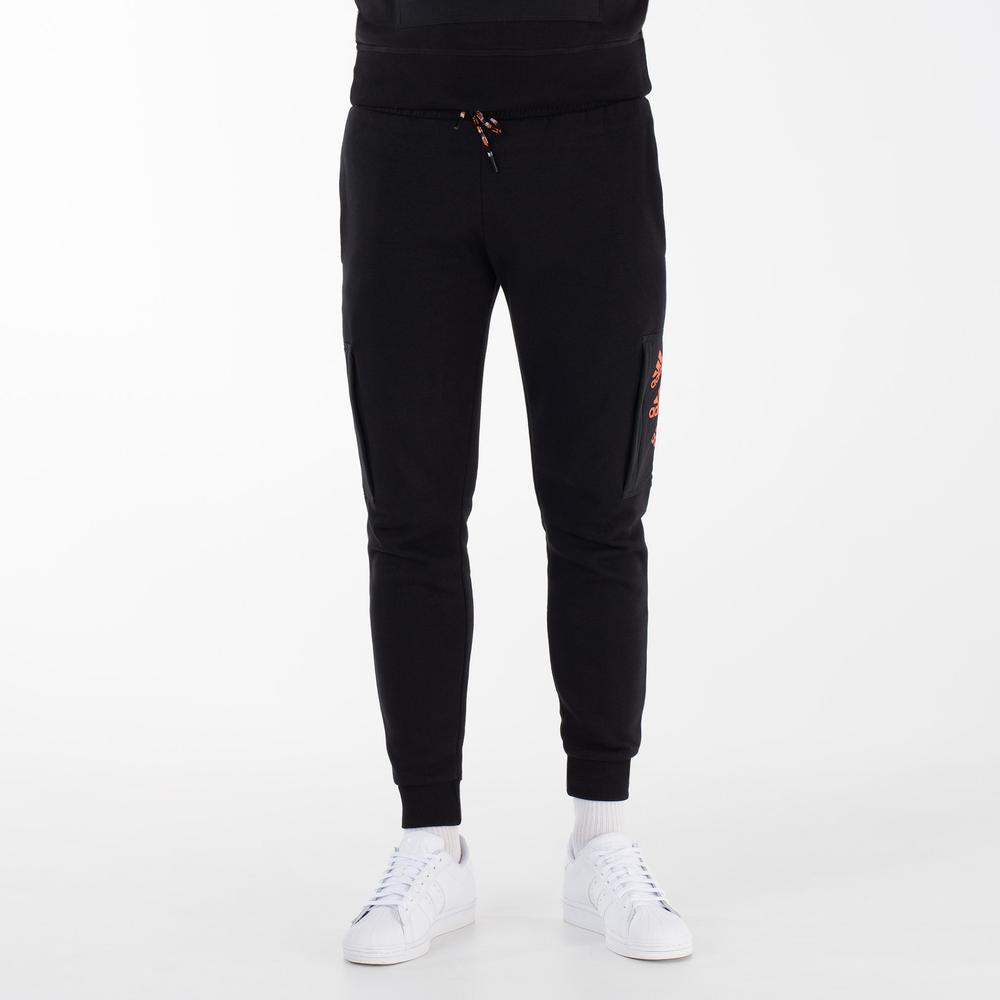 Kalhoty adidas Essentials Brandlove Fleece HL9375 - černé