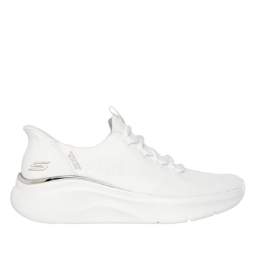 Dámské boty Skechers Slip-ins Bobs Sport B Love Tru Delight 117617WHT - bílé