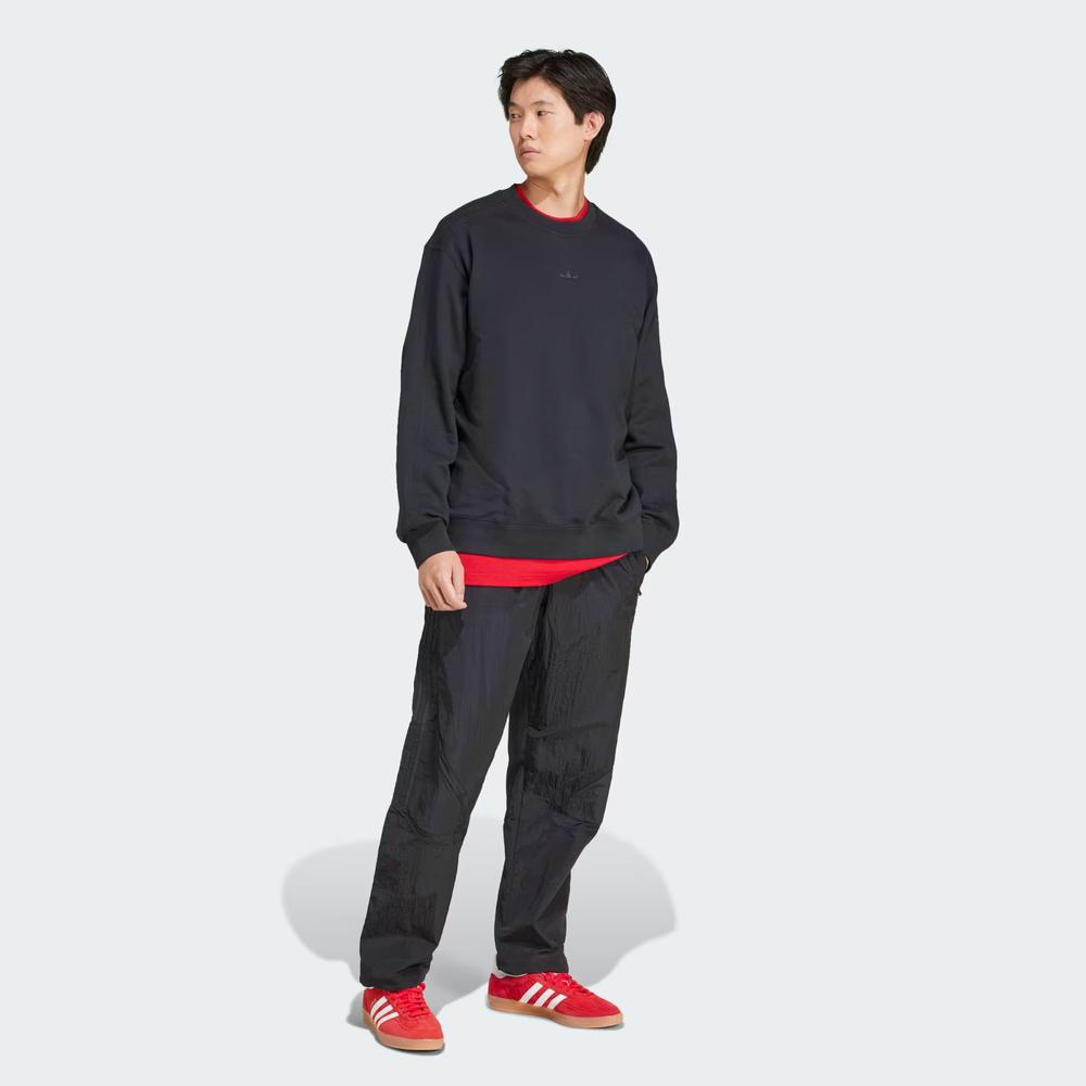 Pánská mikina adidas Originals Premium Essentials Crew Sweatshirt JC9574 - černé