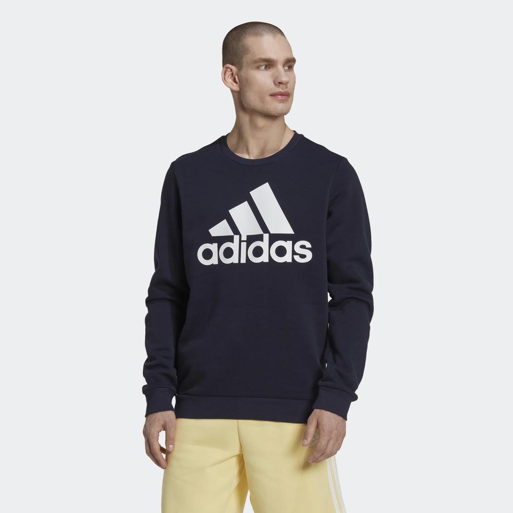 Mikina adidas Sportswear Essentials Big Logo HL2298 - tmavě modrě