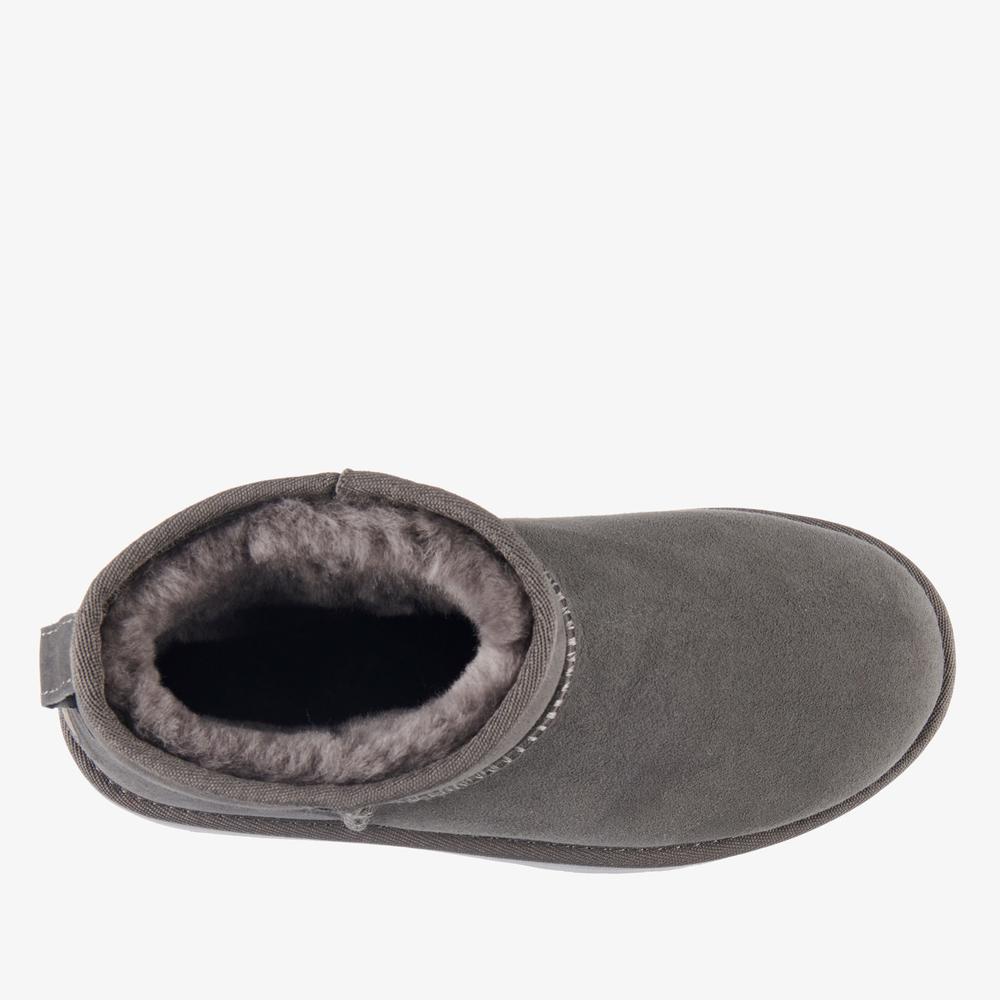 Boty Emu Australia Stinger Micro Flatform W13082CHAR - šedivé