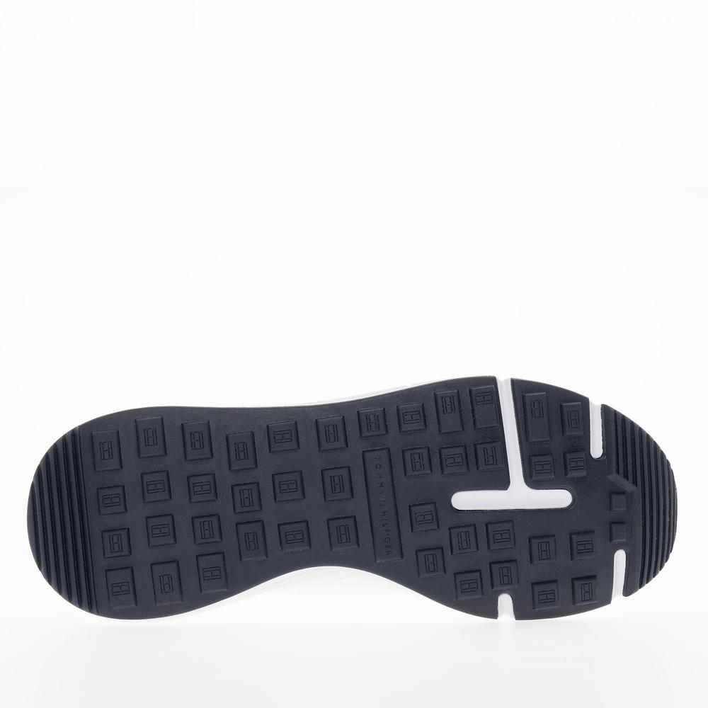 Boty Tommy Hilfiger Lightweight RWB Knit FM0FM05423-YBS - bílé