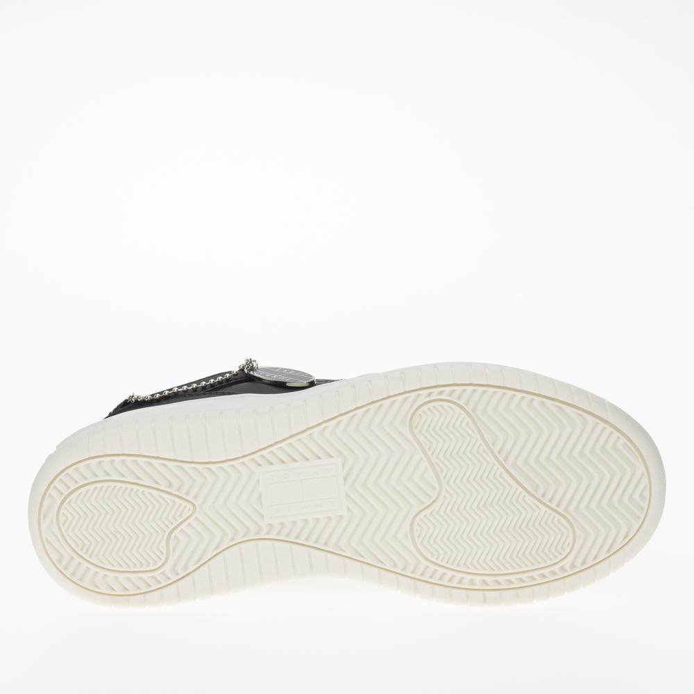 Boty Tommy Jeans TJW Retro Flatform Charm EN0EN02421-BDS - černé