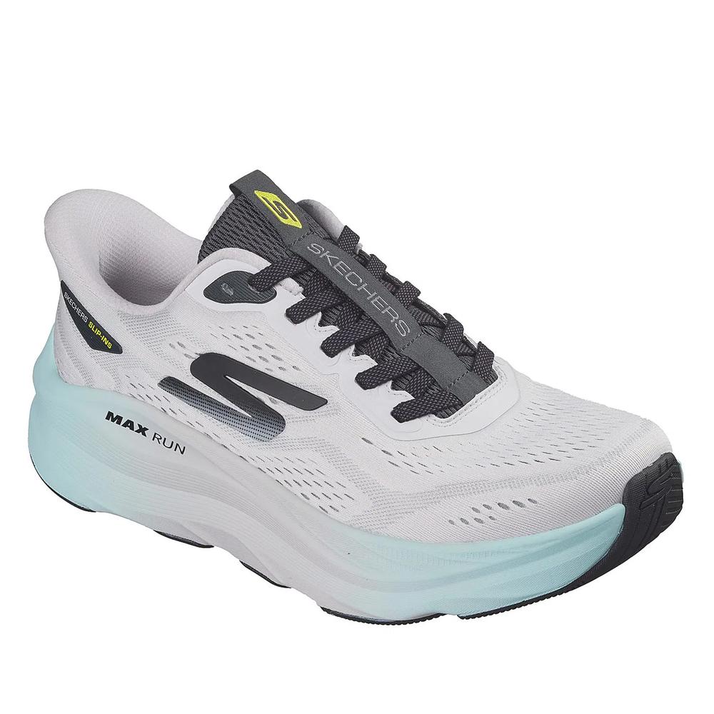 Boty pánské Skechers Slip-ins: Max Run 221000GYCC - bílé