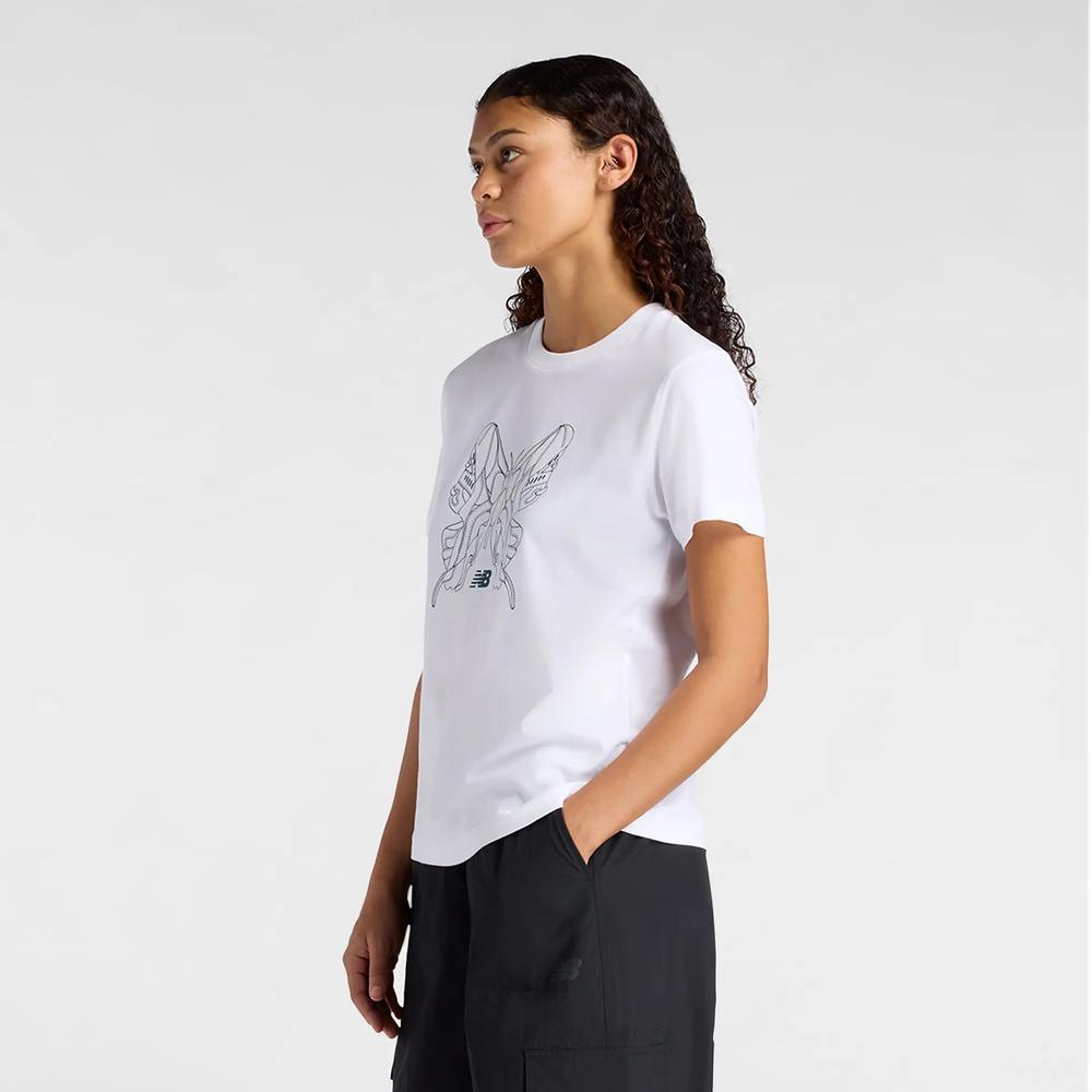 Dámské tričko New Balance WT61M6WOWT - bílé