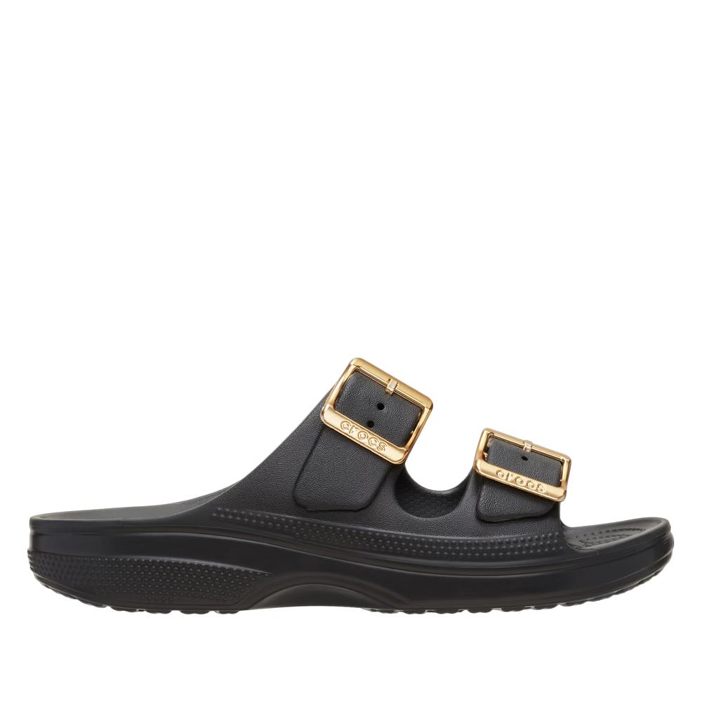 Dámské Crocs Metallic Buckle Saturday 213316-001 - černé