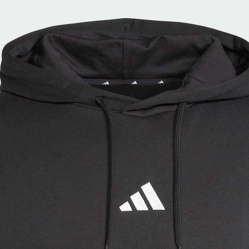 Mikina adidas Sportswear Essentials Feelcozy Fleece Hoodie JE3807 - černé