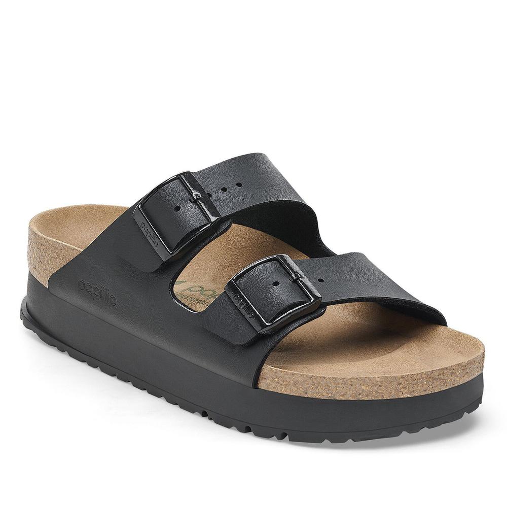 Žabky Birkenstock Arizona PAP Flex Platform 1027395  - černé