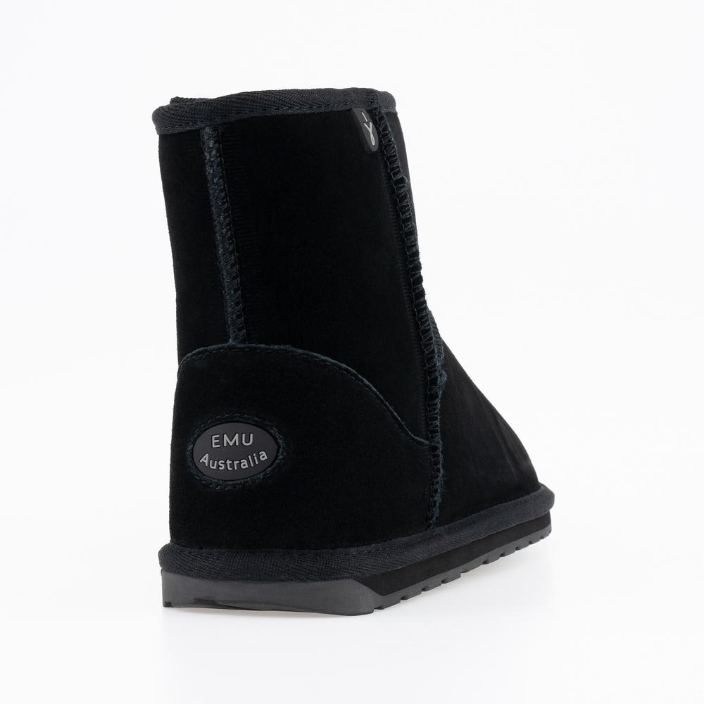 Boty Emu Australia Wallaby Mini Teens T10103BLAK - černé