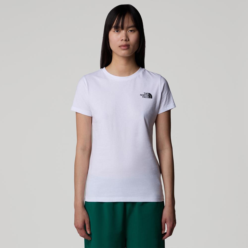 Tričko dámské The North Face Redbox 0A87NMFN41 - bílé