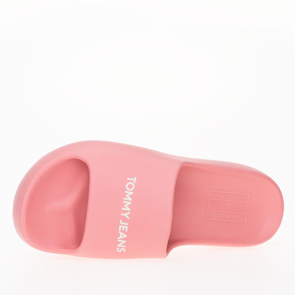 Žabky Tommy Jeans Chunky Flatform Pool Slides EN0EN02454-TIC - růžové