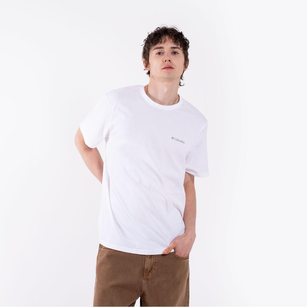 Pánská tričko Columbia CSC Basic 2154991100 - bílé