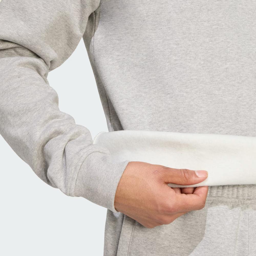 Mikina pánské adidas Originals Trefoil Essentials Crew JY6140 - šedivé